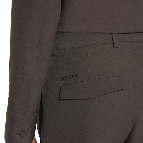 Technical panama trousers