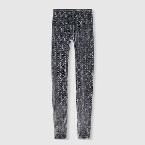 Legging avec broderie en cristaux GG