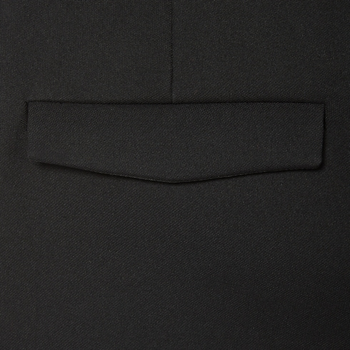 Dry crêpe wool pant