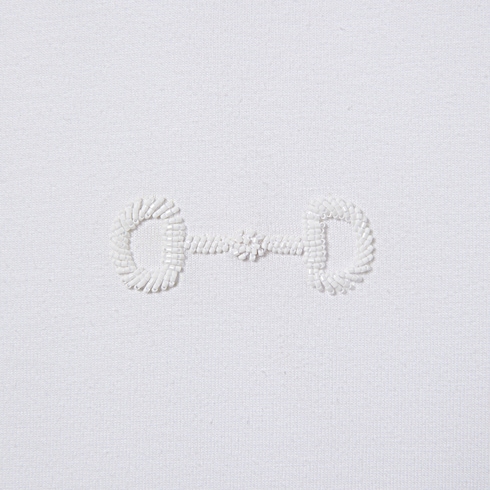 Cotton jersey T-shirt with embroidery