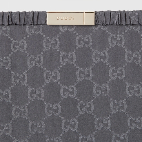 GG cotton silk jacquard skirt