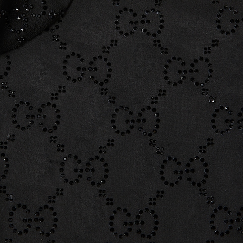 饰刺绣轻质桑蚕丝乔其纱连衣裙