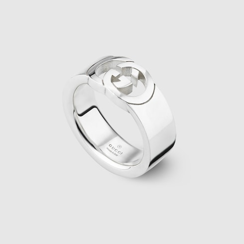 Gucci Interlocking Chevalier-Ring