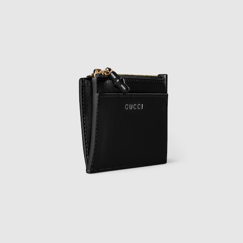 Card case with bamboo