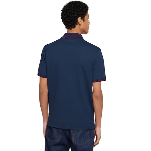 Polo en piqué de coton 