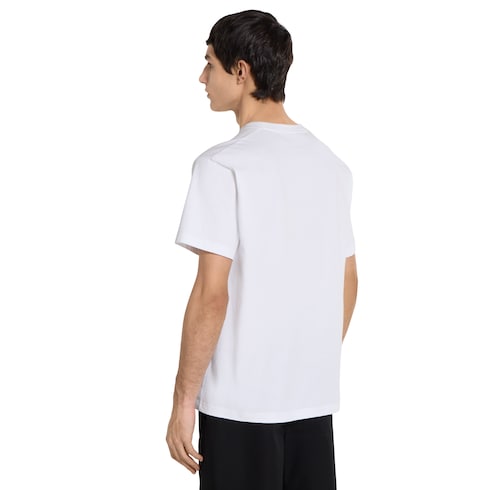 Camiseta de punto de algodón con bordado