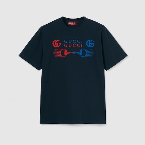 Printed cotton jersey T-shirt