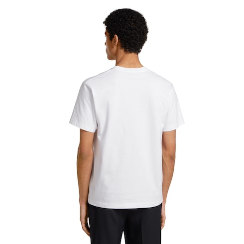 Camiseta de punto de algodón estampado