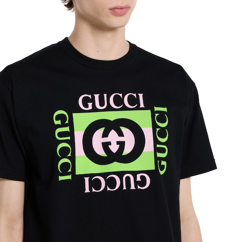 Camiseta de punto de algodón estampado