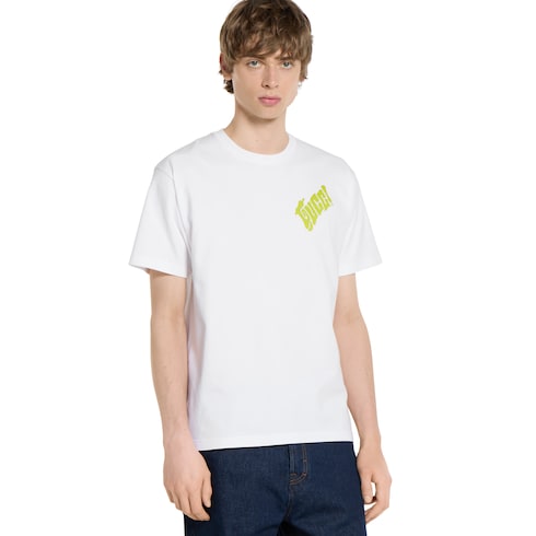 T-Shirt aus Baumwolljersey mit Gucci Logo 