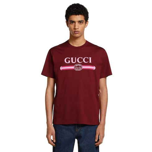 T-shirt en jersey de coton avec imprimé