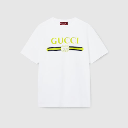 Camiseta de punto de algodón con estampado