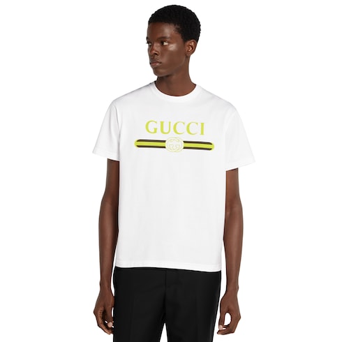 Camiseta de punto de algodón con estampado