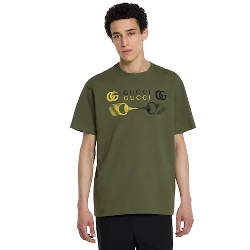 T-shirt en jersey de coton imprimé