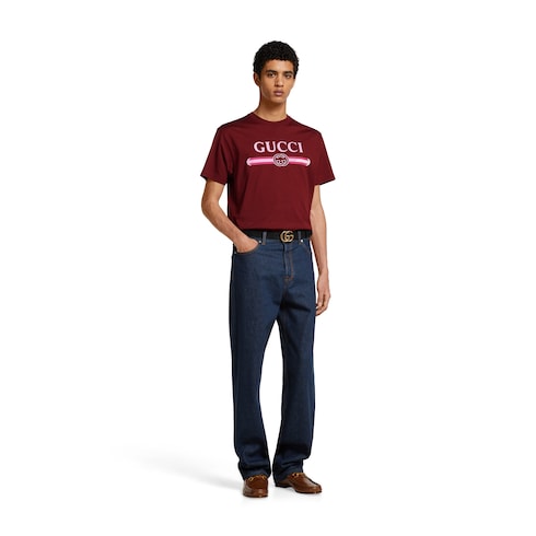 T-shirt en jersey de coton avec imprimé
