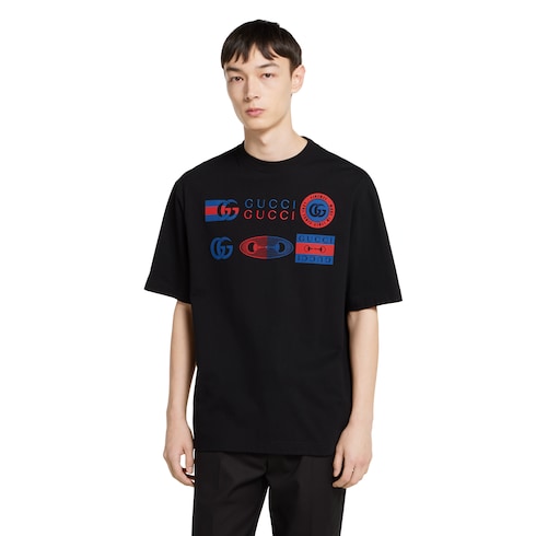 コットンジャージー プリント Tシャツ
