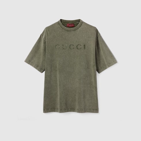 Cotton jersey T-shirt with print