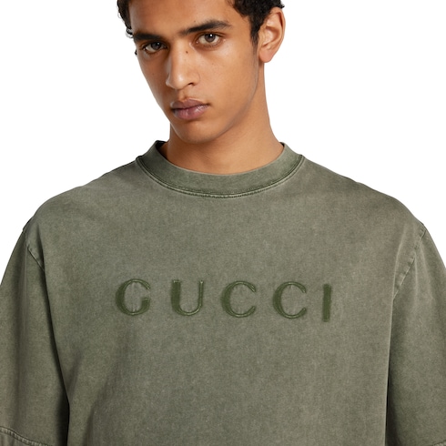 Cotton jersey T-shirt with print