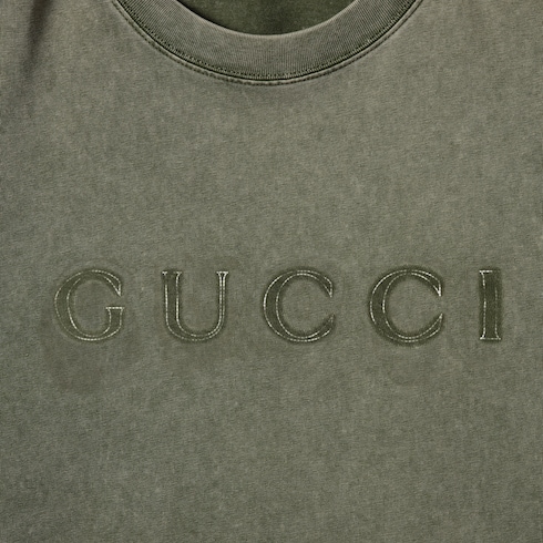 Cotton jersey T-shirt with print