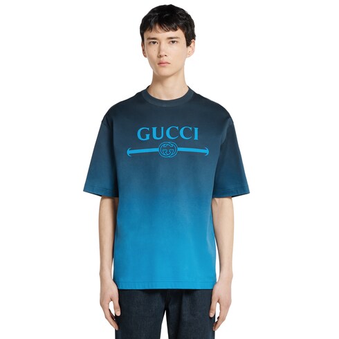 Camiseta punto técnico de algodón estampado