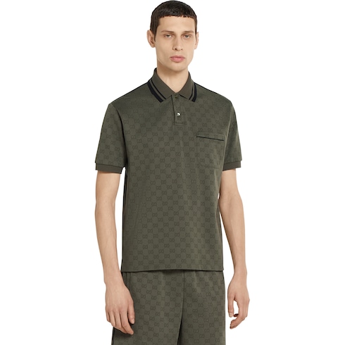 Poloshirt aus GG Jerseyjacquard