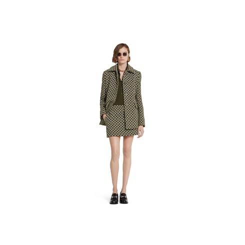 Top in seta e cashmere con ricamo