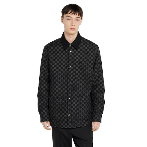 Jacke aus gebürstetem GG Flanell
