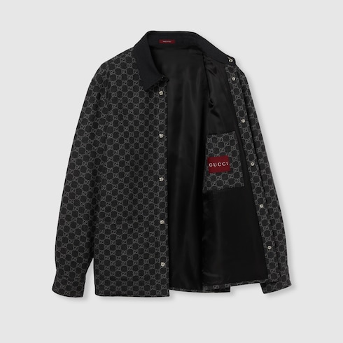 Jacke aus gebürstetem GG Flanell