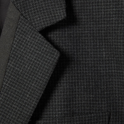 Single-breasted wool jacket