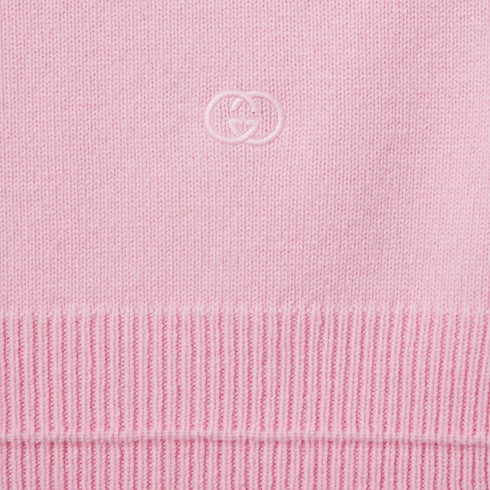 Pull en laine et cachemire avec broderie