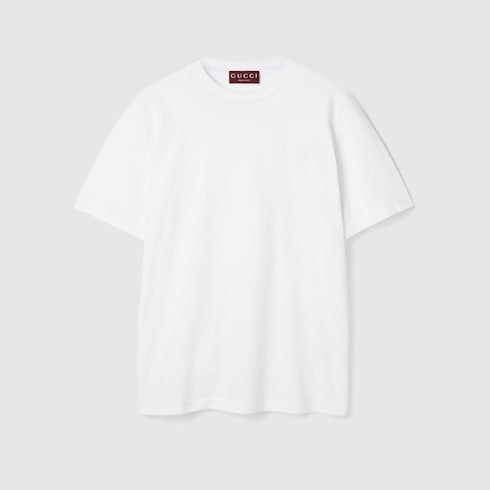 T-shirt en jersey de coton avec broderie