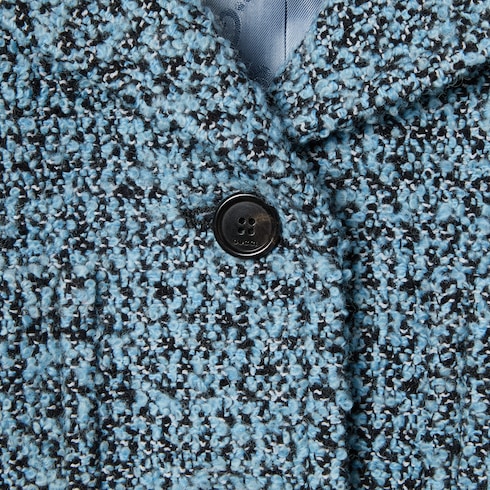Wool cotton bouclé jacket