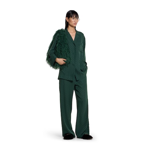 Jogginghose aus GG Seidenjacquard