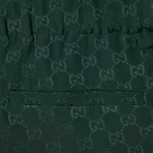 GG silk jacquard track bottoms