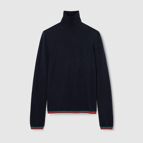 Jersey cuello vuelto de cashmere suave y fino 