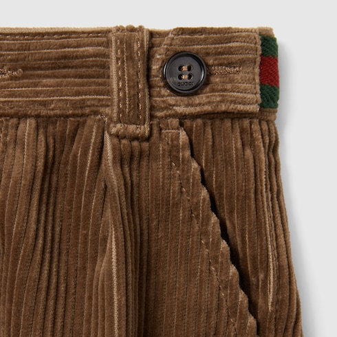 Pantalone neonato in velluto a coste