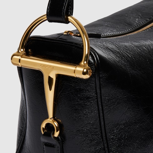 Sac à épaule Gucci Half Horsebit moyen format