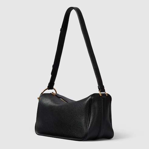 〔グッチ ハーフ ホースビット〕ミディアム ショルダーバッグ