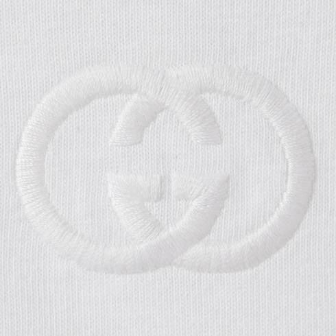 Cotton jersey T-shirt with embroidery