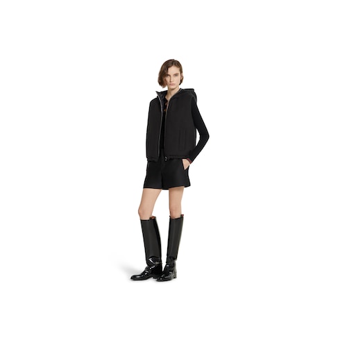 Reversible wool bouclé gilet