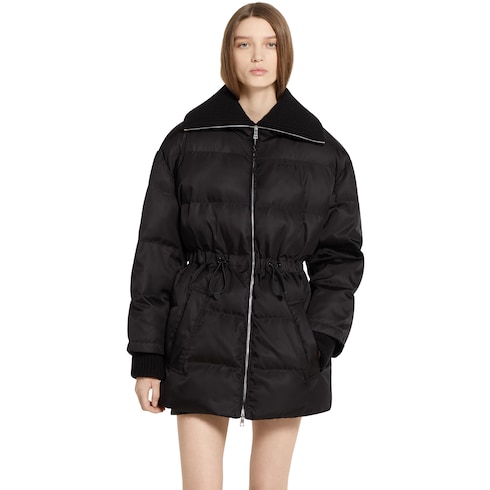 Jacke aus feinem Nylongabardine mit Logo