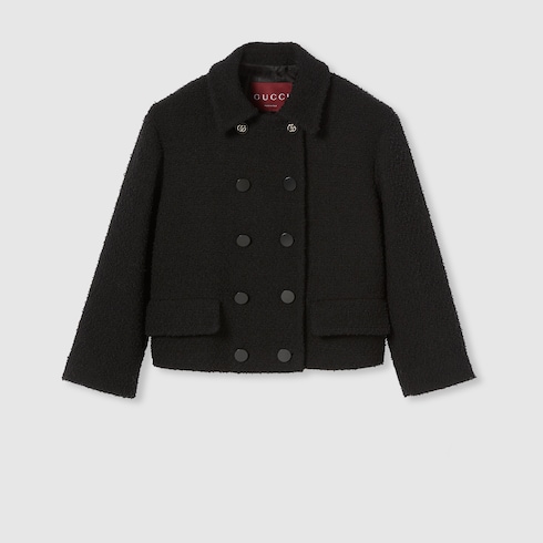 Jacke aus Wollbouclé