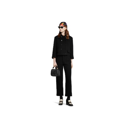 Veste en laine bouclée