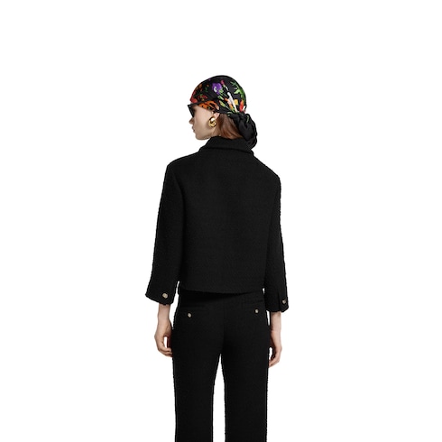 Veste en laine bouclée