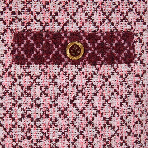 Diamond cotton bouclé dress