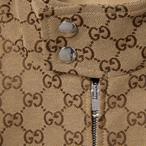 Blouson aviateur en toile GG