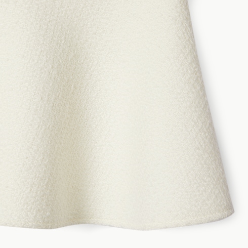 Minigonna in lana bouclé