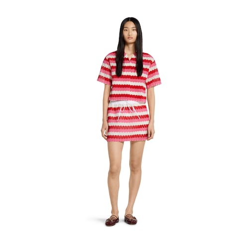 GG macramé shirt