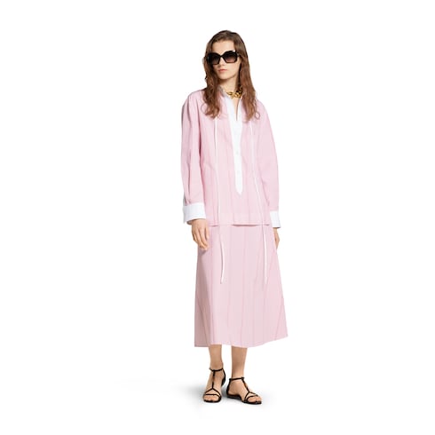 Camisa de fil coupé de algodón Gucci