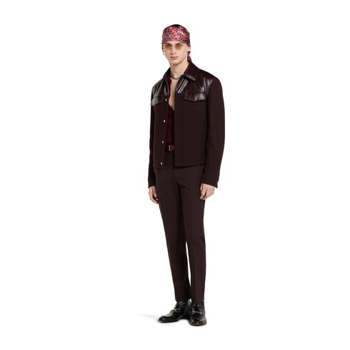 Jacke aus Batavia-Wolle mit Logo
